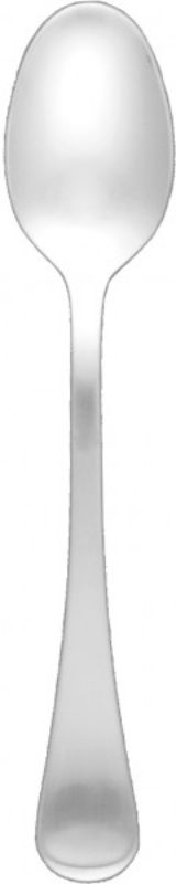Elegant Tablekraft Elite Teaspoon set, 12 brushed stainless steel teaspoons with a refined design and ergonomic grip.