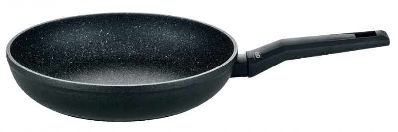 ELO Granit Frypan 28cm with non-stick surface, ergonomic handle, durable design for healthy cooking and easy clean-up.