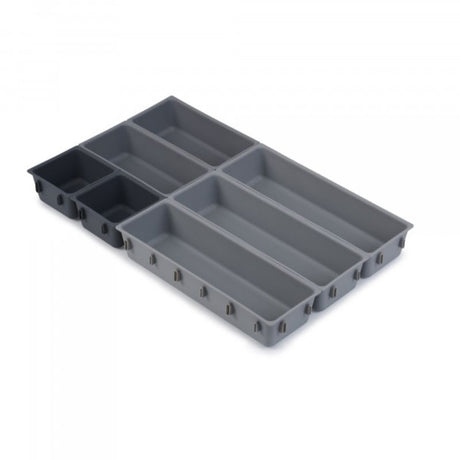 Joseph Joseph Blox 7-Piece modular storage system with interlocking trays for customizable organization.