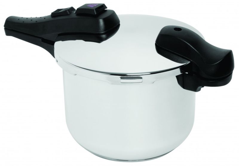 Wiltshire Pressure Cooker 6L in stainless steel, ideal for quick, nutritious meals and compatible with all stovetops.