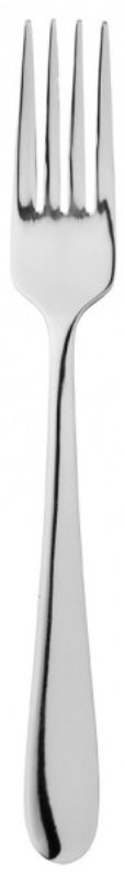 Set of 12 Stanley Rogers Albany dinner forks in polished stainless steel, perfect for everyday use and elegant dining.