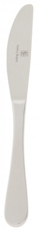 Set of 12 elegant Stanley Rogers Albany dessert knives, crafted from durable 18/10 stainless steel with a sophisticated design.