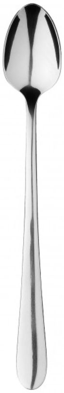 Set of 12 Stanley Rogers Albany iced teaspoons in stainless steel with a mirror finish, perfect for stylish dining.