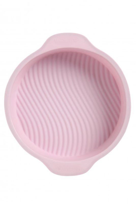 Wiltshire Flexible Round Cake Pan, 23x6 cm, non-stick, microwave-safe, and easy to store for perfect cakes every time.