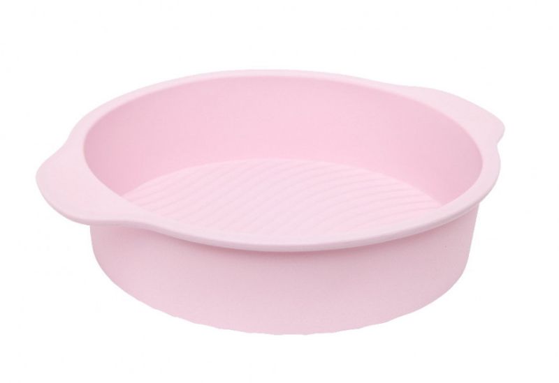 Wiltshire Flexible Round Cake Pan, 23x6 cm, non-stick, microwave and freezer safe for easy baking and cleanup.