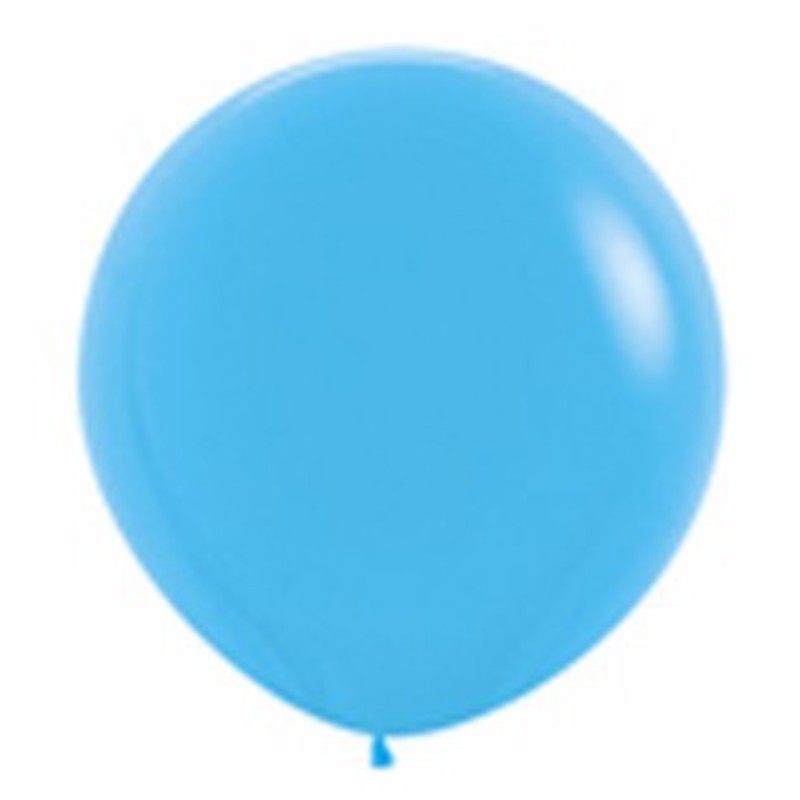 Extra-large 90cm blue latex balloons in a pack of 2, perfect for festive celebrations and elegant decor.