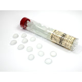 CHX 01181 Frosted Clear Glass Stones Tube
