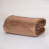 DreamTicket Coral Fleece Blanket Hazelnut - Queen/King