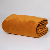 DreamTicket Coral Fleece Blanket - Marigold