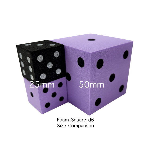 CHX KOP10944 50mm Foam Square Cornered w/Pips Die White/black