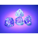 CHX 27357 Nebula Nocturnal/blue Luminary Set of Ten d10s