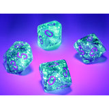 CHX 27387 Borealis Royal Purple/gold Luminary Set of Ten d10
