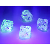 CHX 27381 Borealis Icicle/light blue Set of Ten d10s