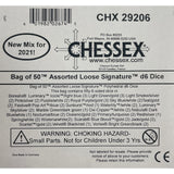 CHX 29206 Signature Bag of 50 Assorted Polyhedral d6 w/#s
