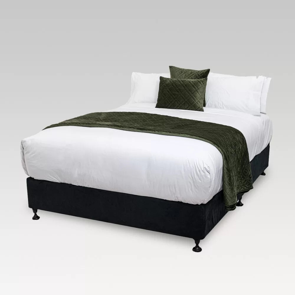 Quilted Coverlet - Dreamticket Verve Velvet Fern (Super King)