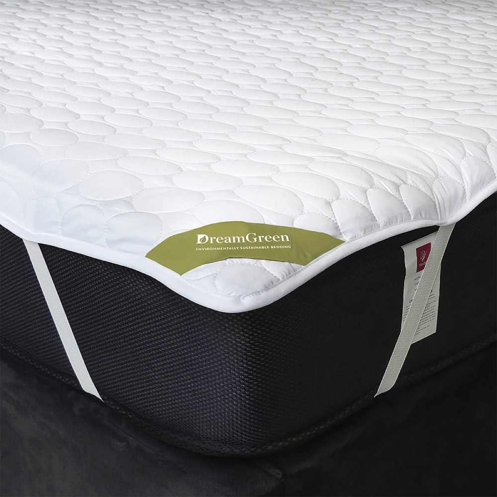Mattress Protector - DreamGreen Quilted C/Strap (Narrow Single)