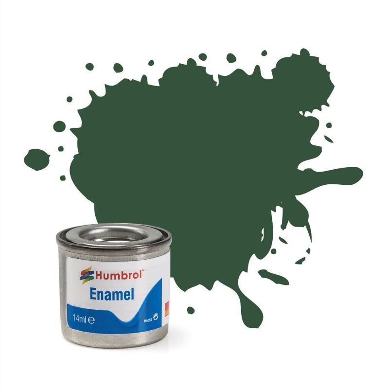 Enamel Paint - Humbrol Cockpit Green Matt (Set of 6)