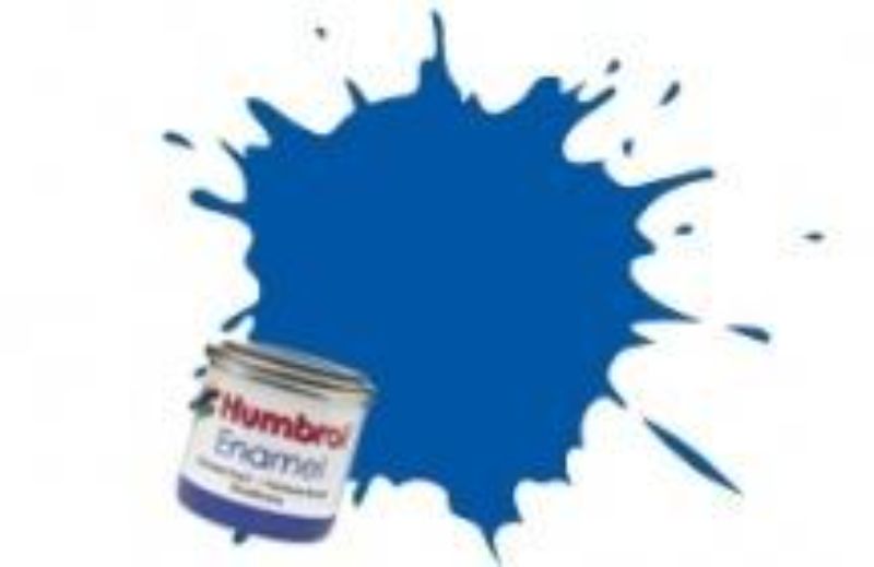 Enamel Paint - Humbrol Metallic Moonlight Blue (Set of 6)