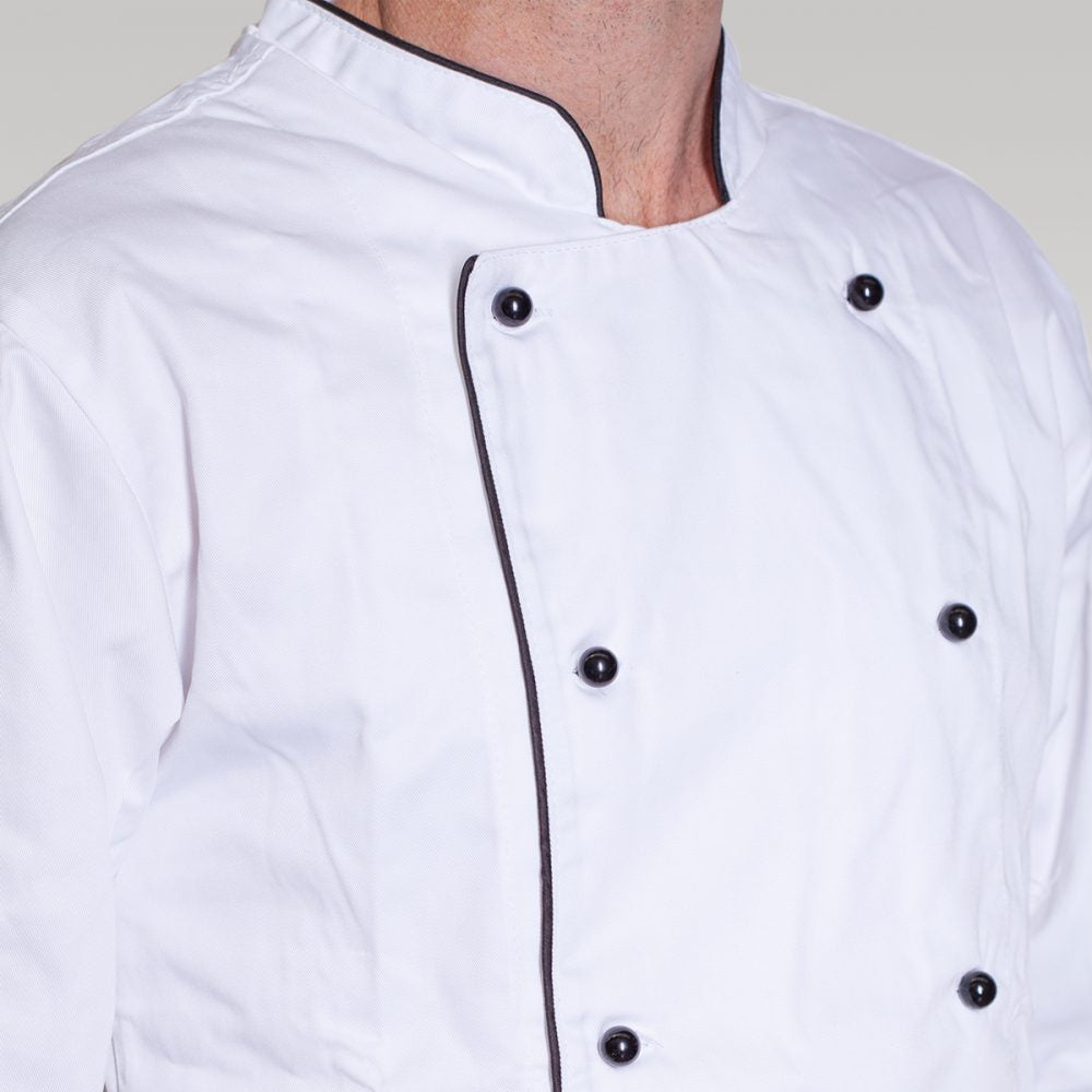 Chef Jacket - Piped White (4XL)