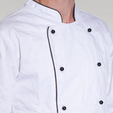 Chef Jacket - Piped White (4XL)