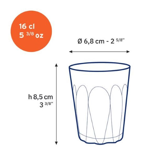 Duralex Provence Tumbler 160ml - Set 6