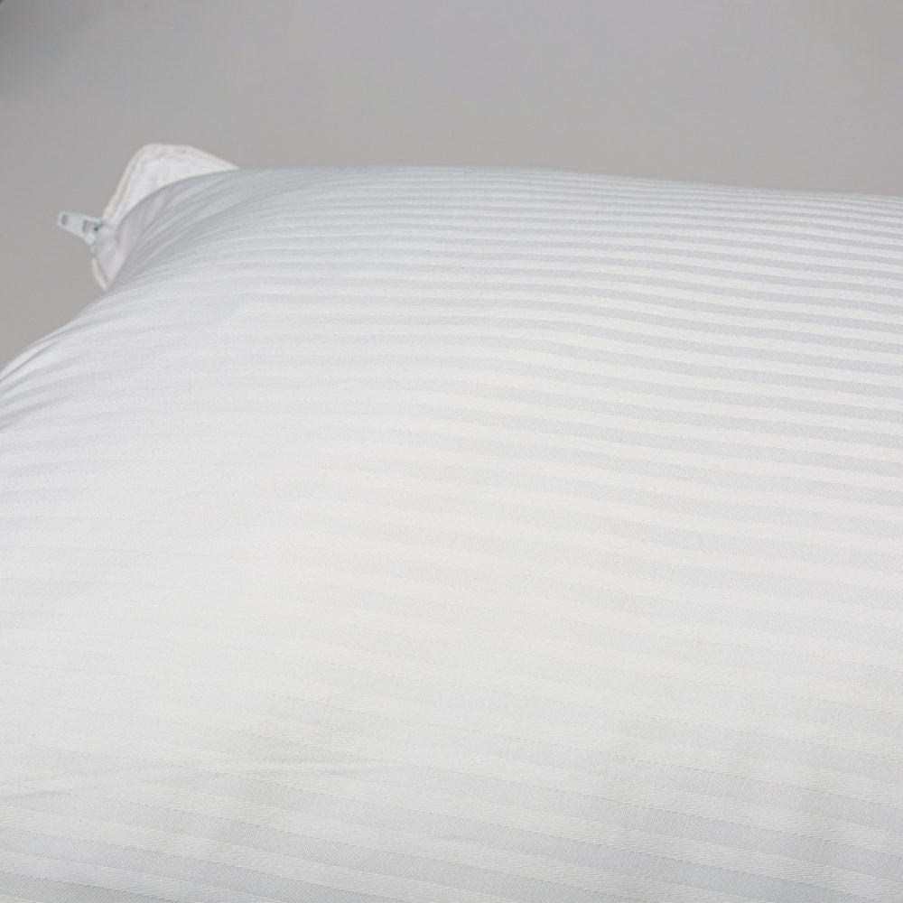 DreamTicket Sateen Stripe Flat Pillow Protector - Standard (10 Pack)