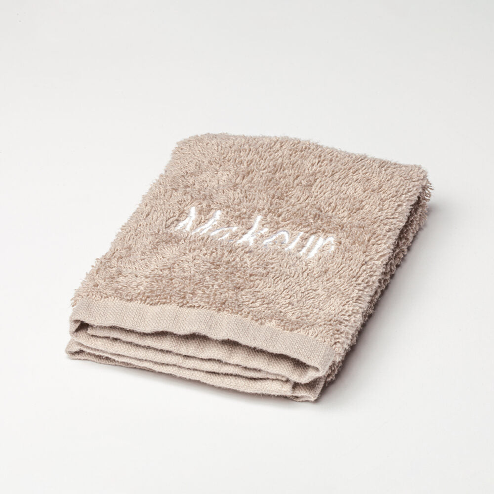 Make Up Face Cloth - Weavers Cardiff Towelling (Mocha)