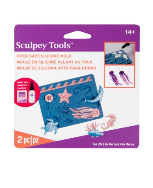 SILICONE BAKEABLE MOLD - SCUPLEY SEA LIFE