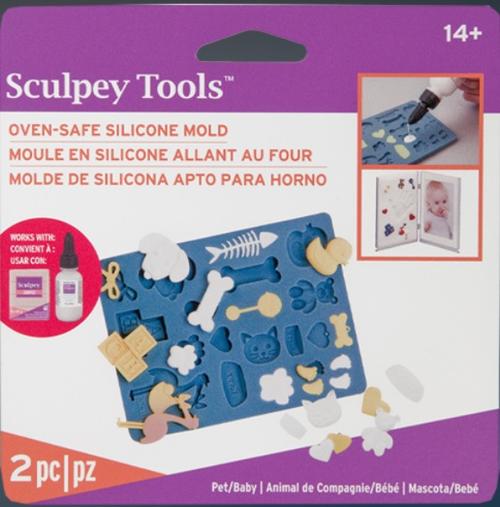 SILICONE BAKEABLE MOLD - SCUPLEY PET/BABY