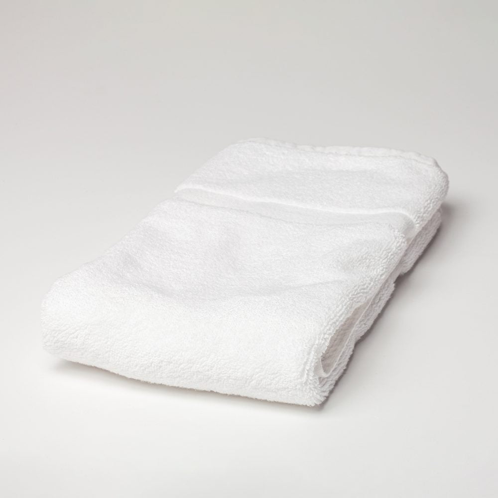 Spa Towel - Weavers Cardiff Towelling (White)
