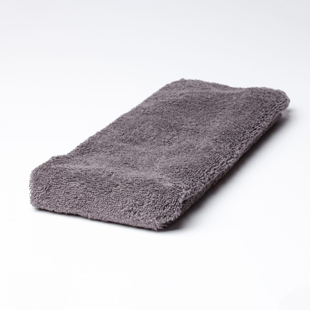 Spa Towel - Weavers Cardiff Towelling (Charcoal)