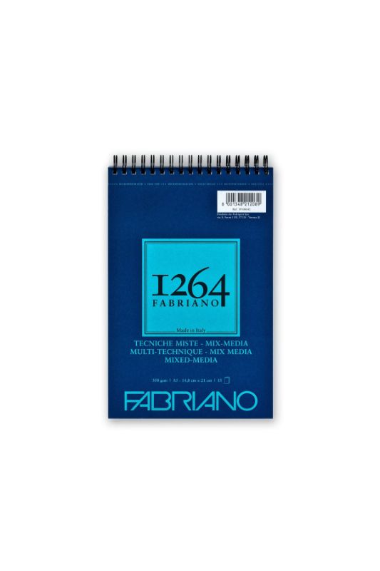 Fabriano 1264 Wc 25% Cotton Spiral Cp 300gsm A3 30 Sheets