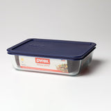 Rectangle Bowl with Lid - Pyrex (750ml)