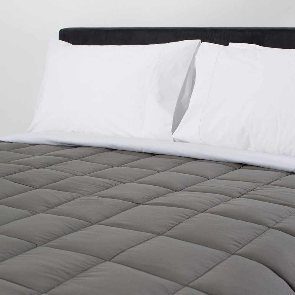 DreamGreen Snug Quilt Charcoal - Long Single