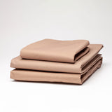 Weavers 220TC Premium Sheeting Fitted Taupe - Short Skirt Single