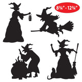 Beistle Witch Silhouettes - Pack of 4