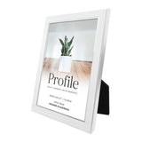 Profile - Eternal White Metal Photo Frame - 5x7in (13x18cm)