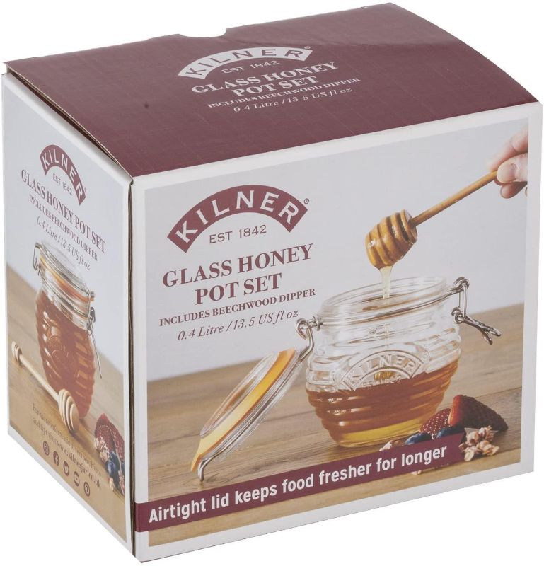 Kilner Honey Pot And Spoon 400ml