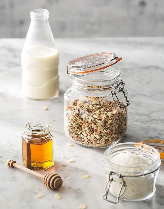 Kilner Square Clip Top Jar Glass