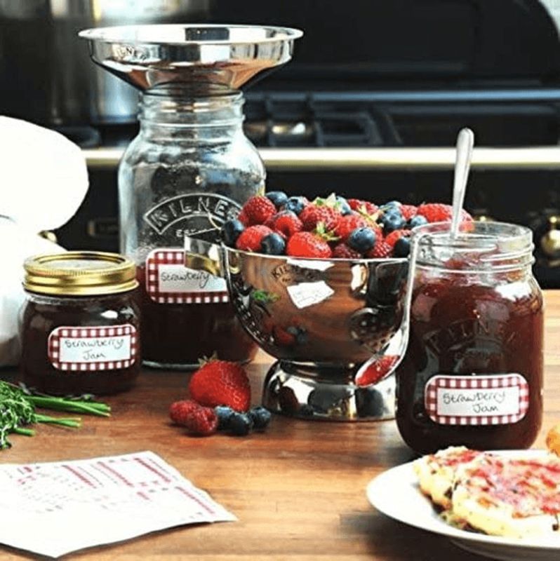 Kilner Stainless Steel Straining Funnel Silver