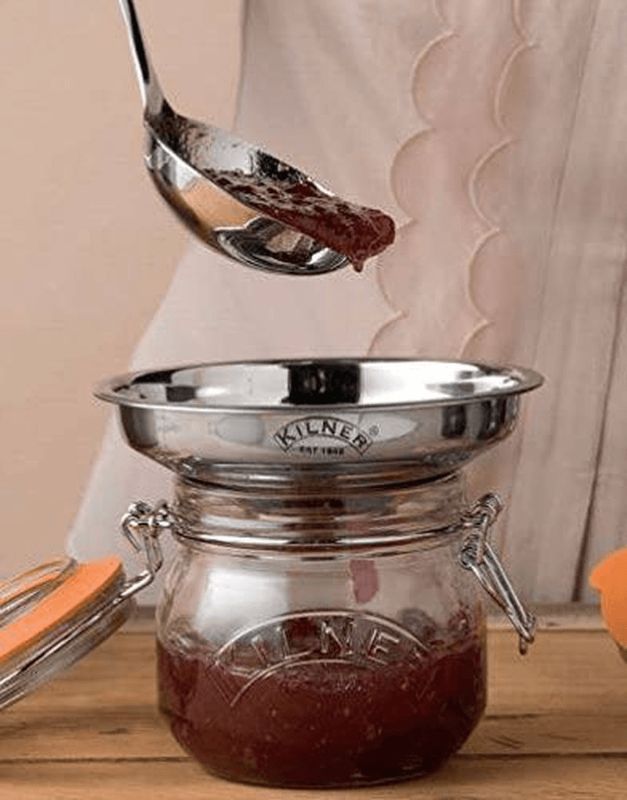 Kilner Stainless Steel Straining Funnel Silver
