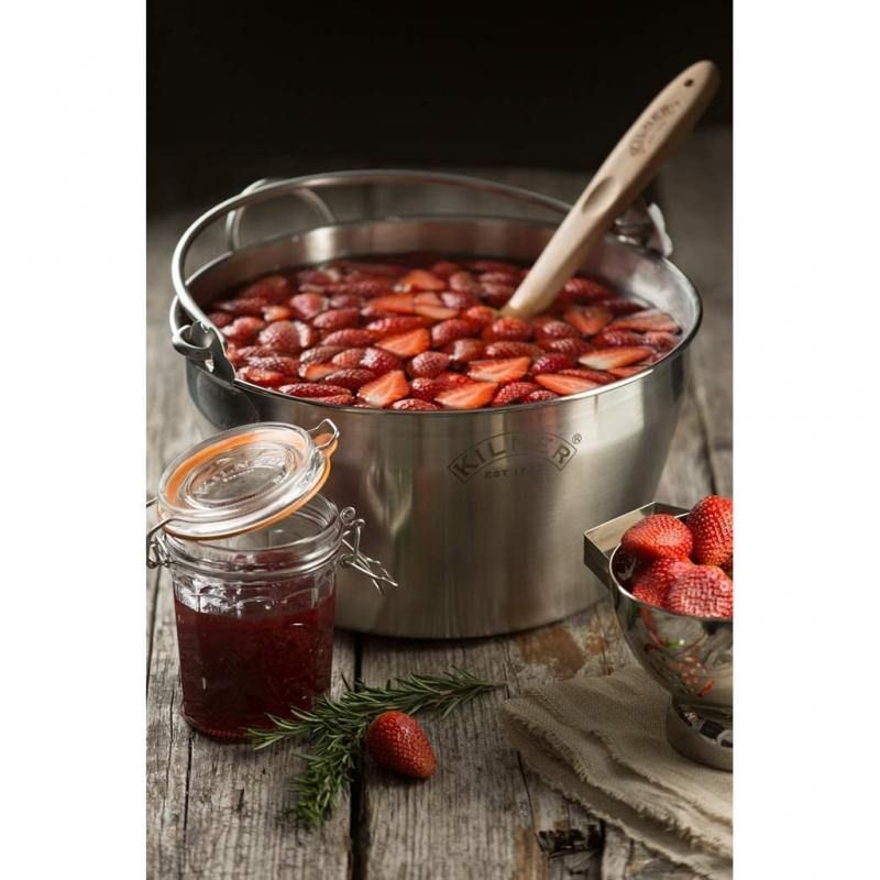 Kilner Original Stainless Steel Jam Pan Silver 8 Litre