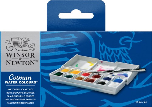 Winsor & Newton Cotman Water Colour Sets - Sketchers' Pocket Box