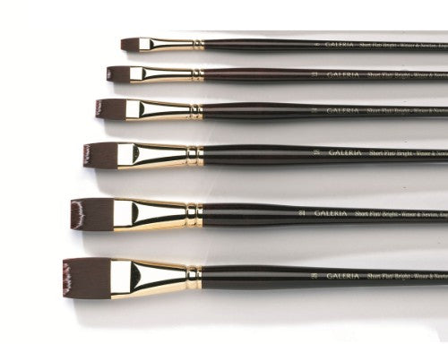 Winsor & Newton Galeria Brushes Short Flat - Size 2