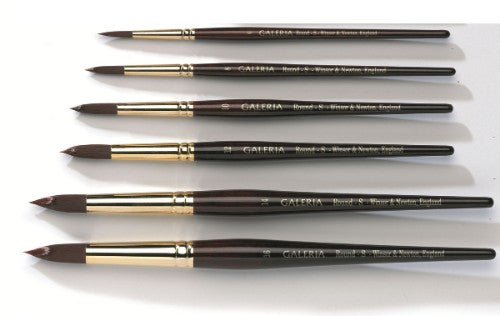 Winsor & Newton Galeria Brushes Short Handled Round - Size 00