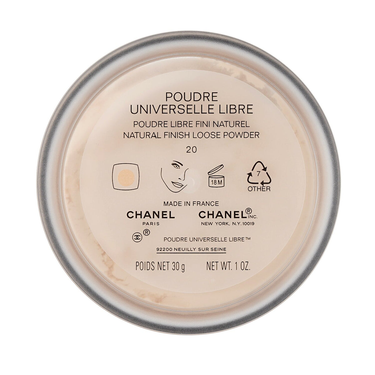 Chanel - Poudre Universelle Libre - 20 (Clair)  - 30g/1oz