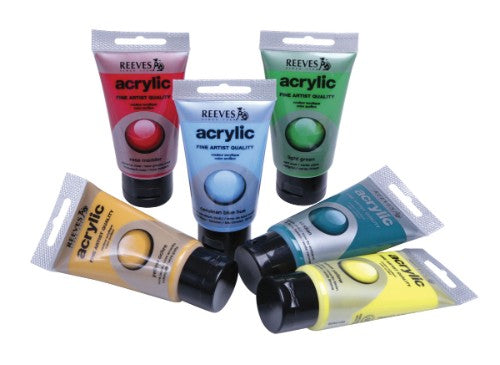 Reeves Artists' Acrylic Colour 75ml - Vermillion