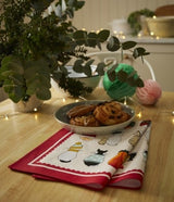 Cotton Tea Towel - Ulster Weavers Christmas Cats in Waiting (48 x 74cm)
