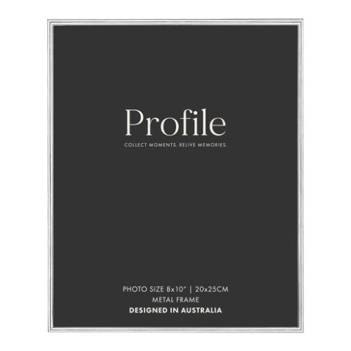 Profile - Habitat Silver Metal Photo Frame - 2.5x3.5in (6x9cm)