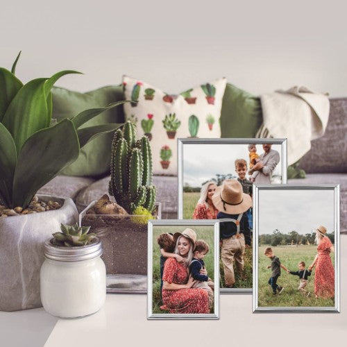 Profile - Habitat Silver Metal Photo Frame - 2.5x3.5in (6x9cm)